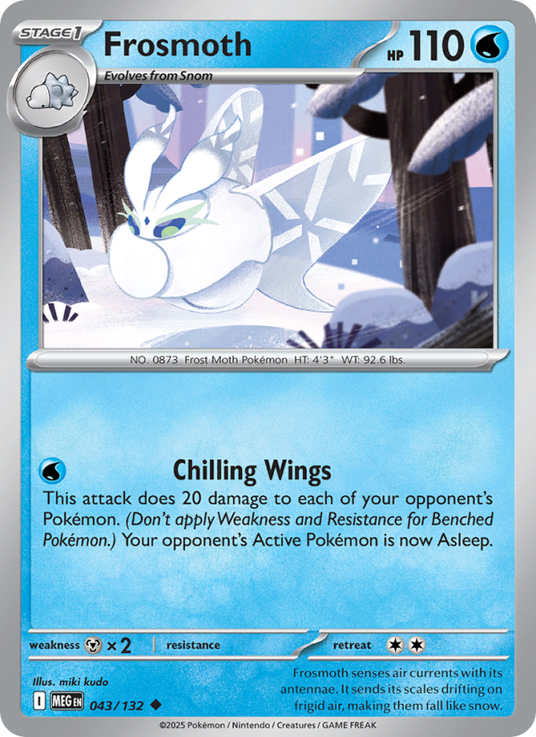 Frosmoth #043/132 | Mega Evolution | Pokémon TCG