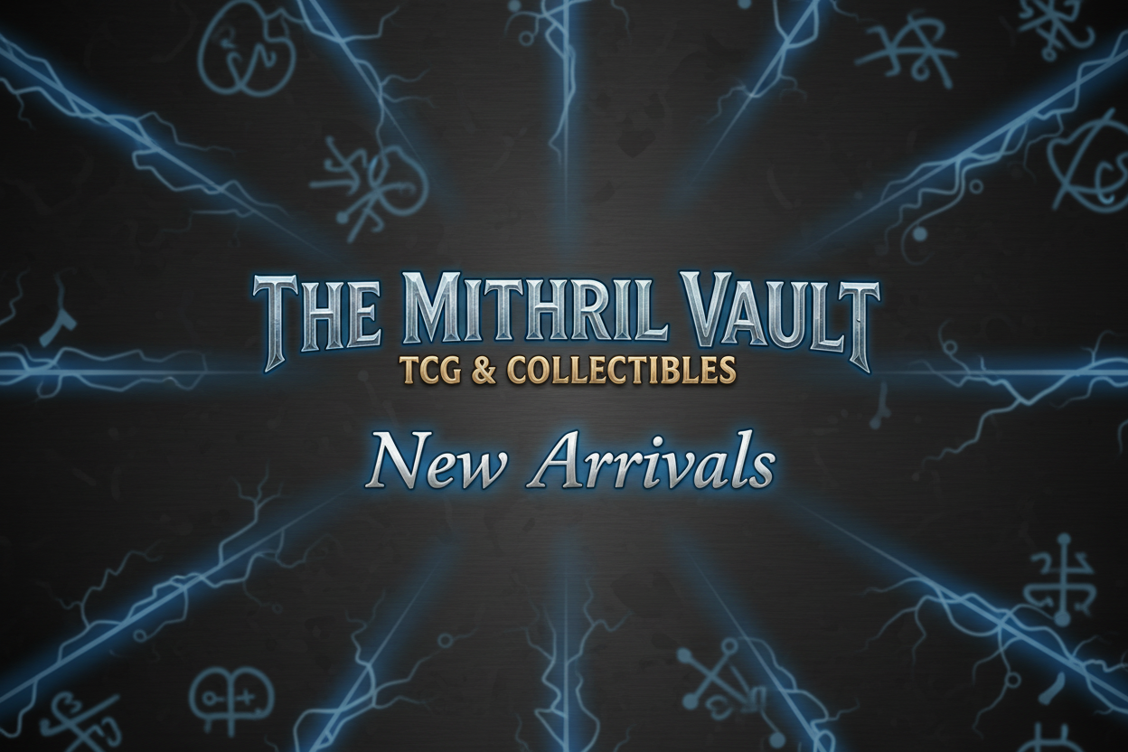 New Arrivals Banner with Mithril Vault Logo