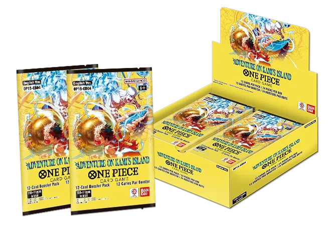 One Piece Card Game Booster Pack, The Adventure of the Island of God [OP-15] (Box) 24 Packs