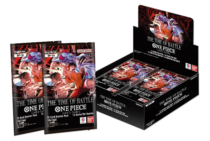 One Piece Card Game Booster Pack, The Time of Battle [OP-16] (Box) 24 Packs